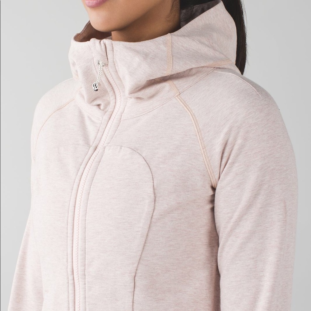 Lululemon Butter Pink Scuba Hoodie